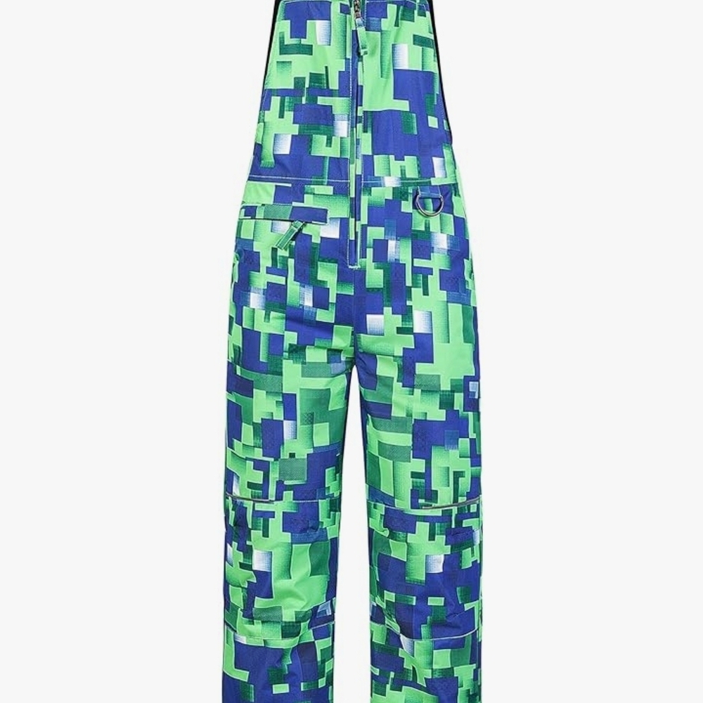 Stylish Green and Blue Women's Jumpsuit